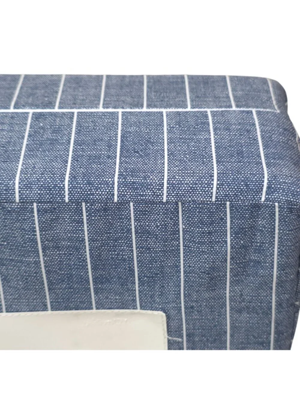 Tommy Hilfiger 100% Cotton Percale King Sheet Set Blue Stripe 4-Piece Denim Blue